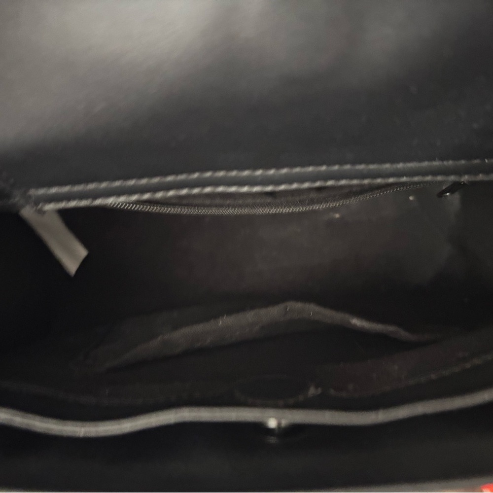 Steve Madden Black Structured Top-Handle Satchel - Picture 9 of 12